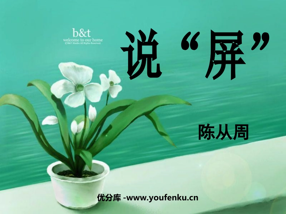 《说屏》PPT课件[部编版八年级语文上册]_第1页
