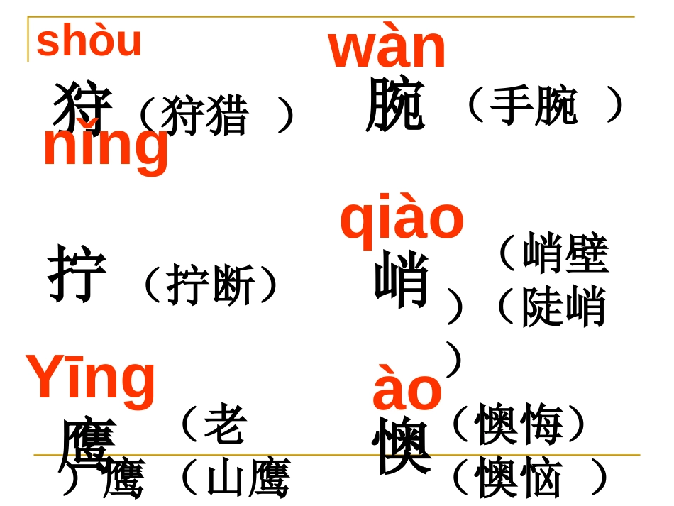 《成吉思汗和鹰》PPT课件[北师大版五年级语文上册]_第3页