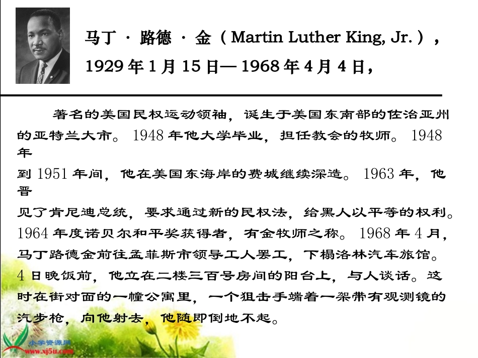 《黑孩子罗伯特》PPT课件[北师大版六年级语文上册]_第3页