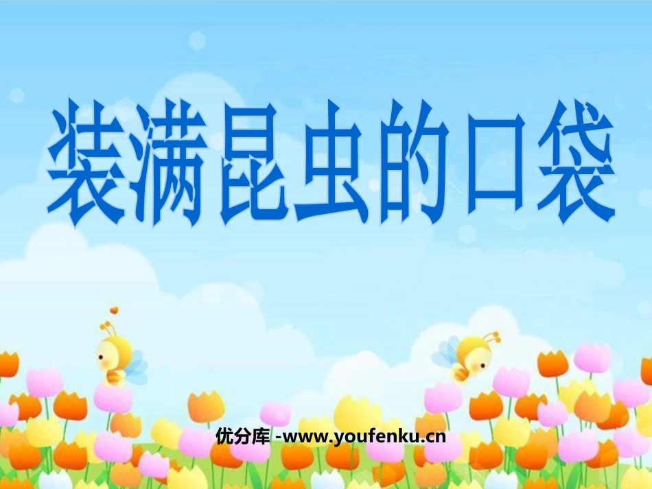 《装满昆虫的衣袋》PPT课件[苏教版五年级语文上册]_第1页