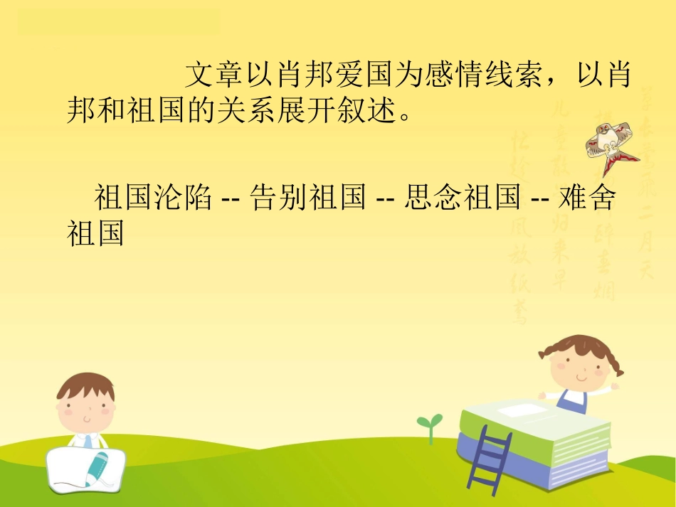 《把我的心脏带回祖国》PPT课件[苏教版六年级语文上册]_第3页