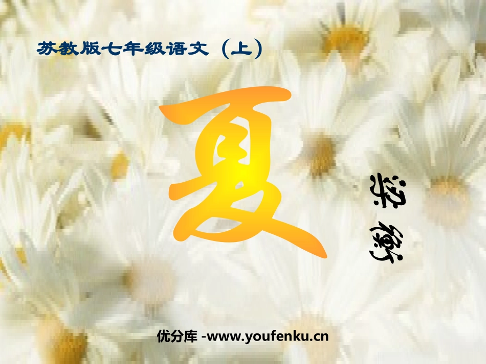 《夏》PPT课件[苏教版七年级语文上册]_第1页
