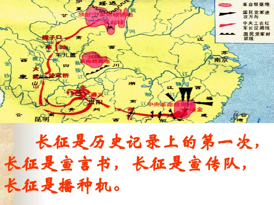 《七律·长征》PPT课件[苏教版八年级语文上册]_第2页
