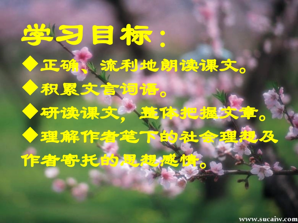 《桃花源记》PPT课件[苏教版九年级语文上册]_第3页