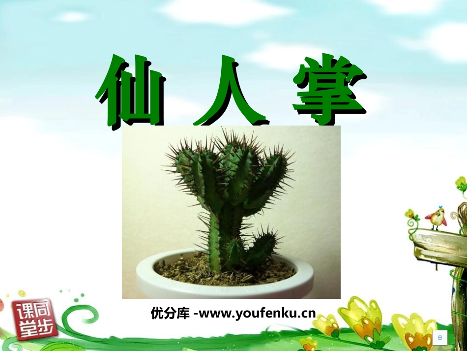 《仙人掌》PPT课件[西师大版六年级语文上册]_第1页