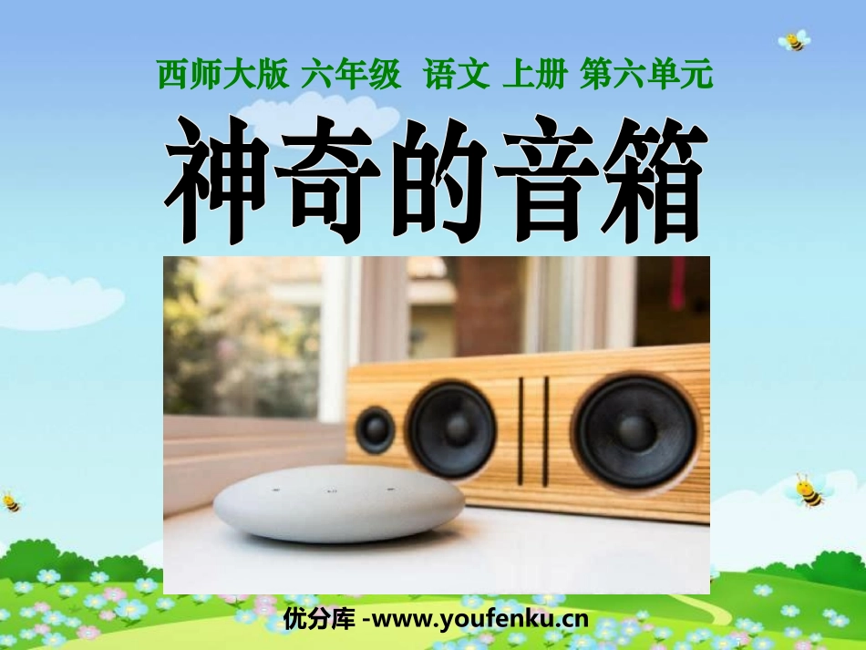 《神奇的音箱》PPT课件[西师大版六年级语文上册]_第1页