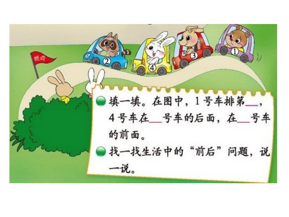 《前后》位置与顺序PPT课件[北师大版一年级数学上册]_第3页