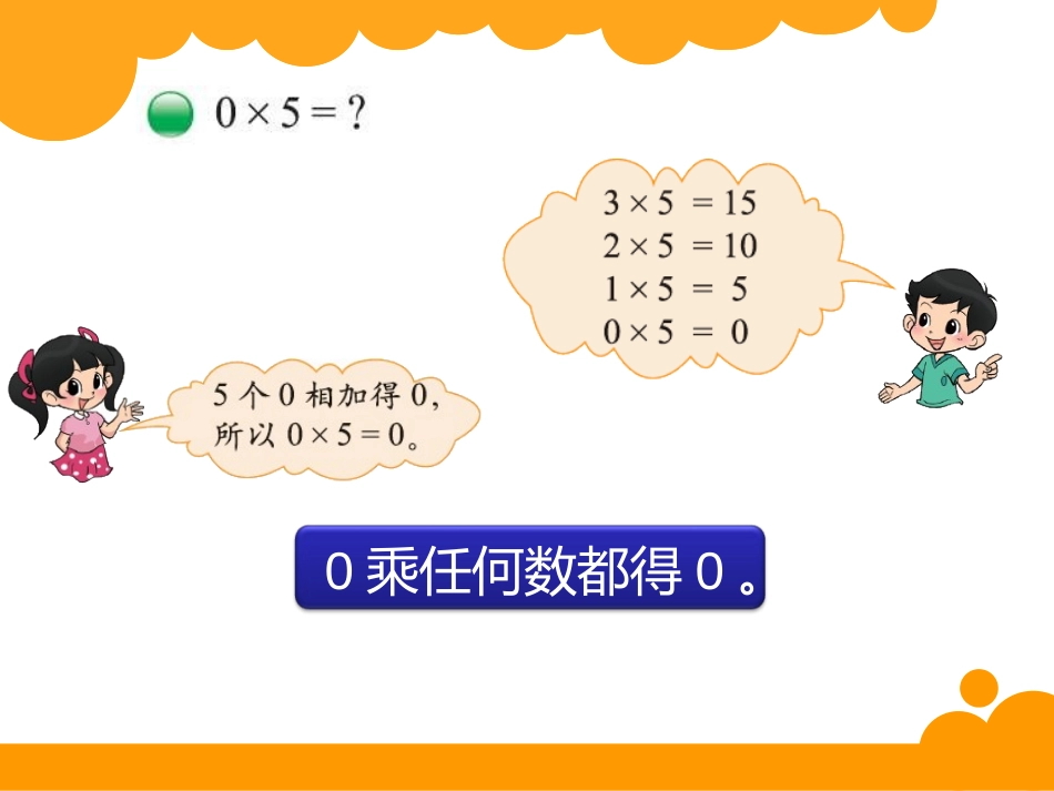 《0×5=?》乘法PPT课件[北师大版三年级数学上册]_第2页