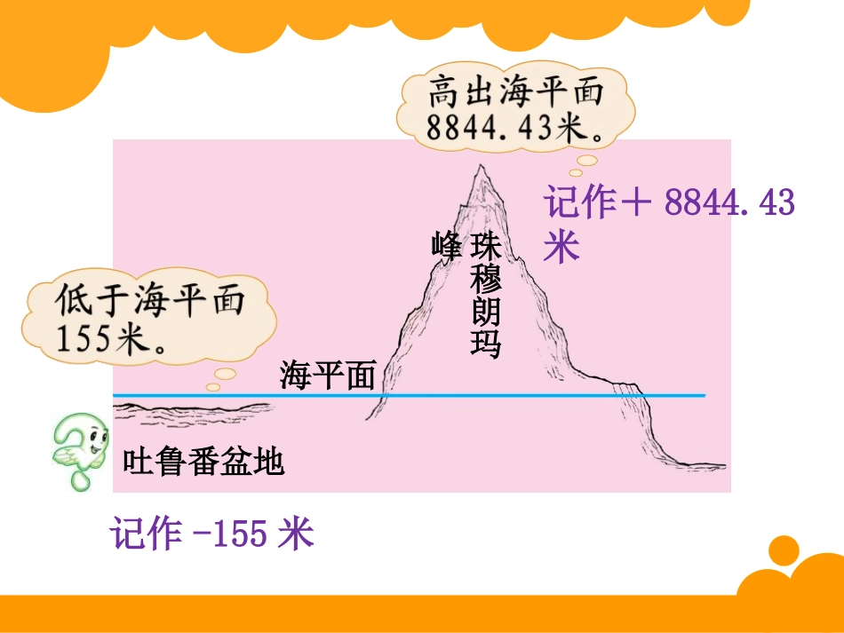 《正负数》生活中的负数PPT课件[北师大版四年级数学上册]_第2页