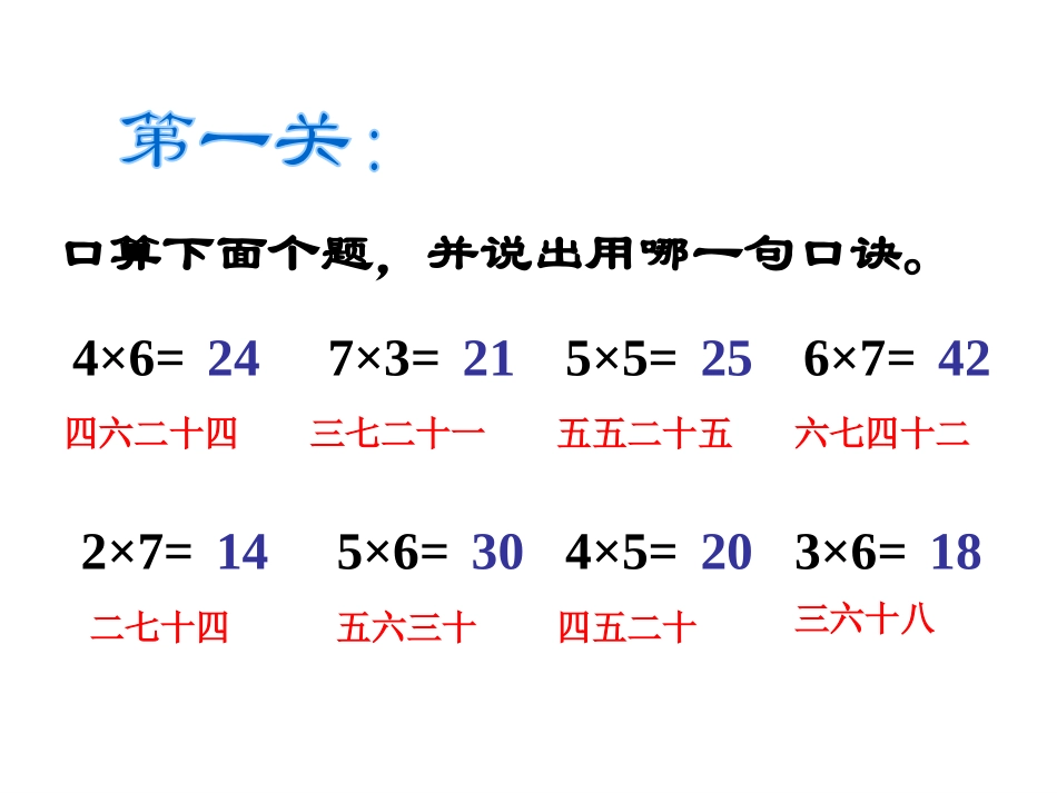 《8的乘法口诀》表内乘法和表内除法PPT课件[苏教版二年级数学]_第2页