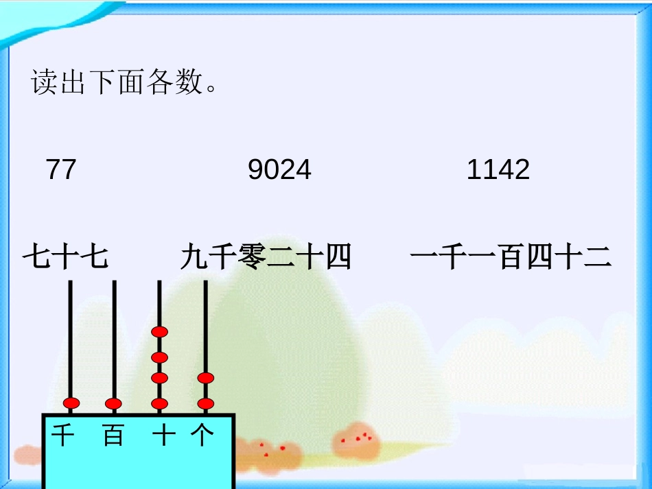 《认识整万数》认数PPT课件[苏教版四年级数学上册]_第2页