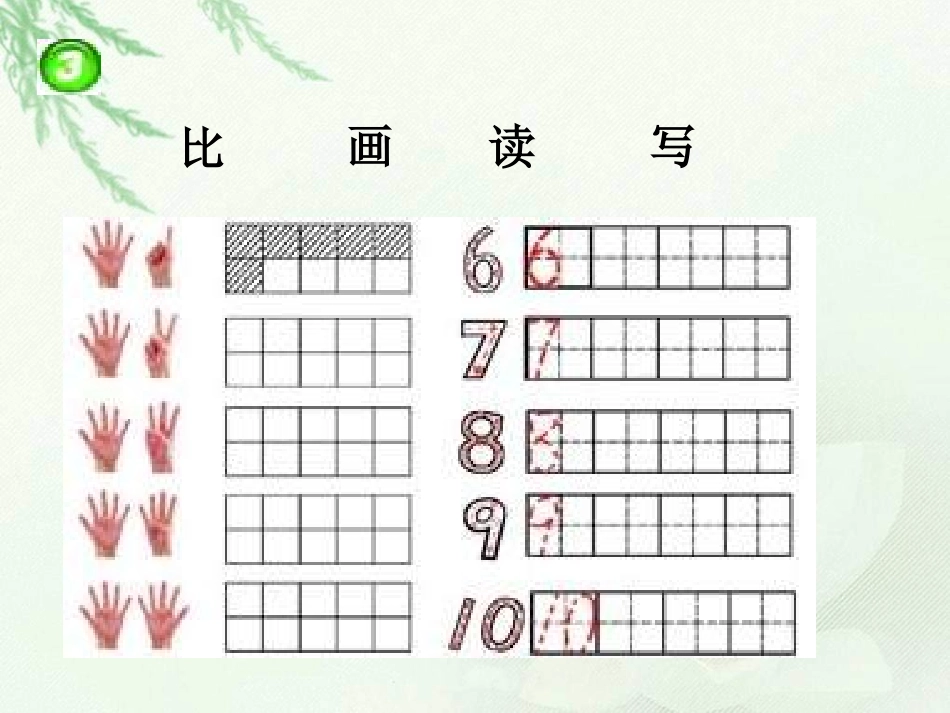 《6-10的认识》10以内数的认识和加减法PPT课件_第3页