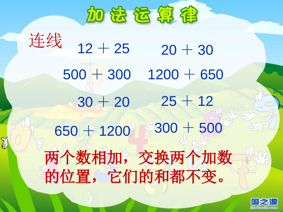 《加法运算律》加减法的关系和加法运算律PPT课件_第2页
