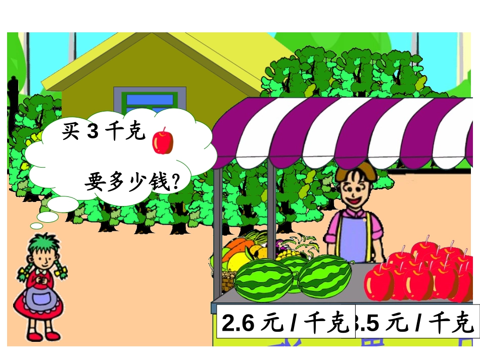 《小数乘整数》小数乘法PPT课件[西师大版五年级数学上册]_第2页