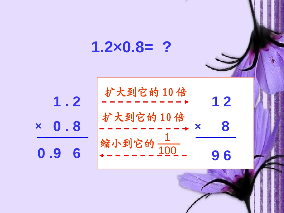 《小数乘小数》小数乘法PPT课件[西师大版五年级数学上册]_第3页