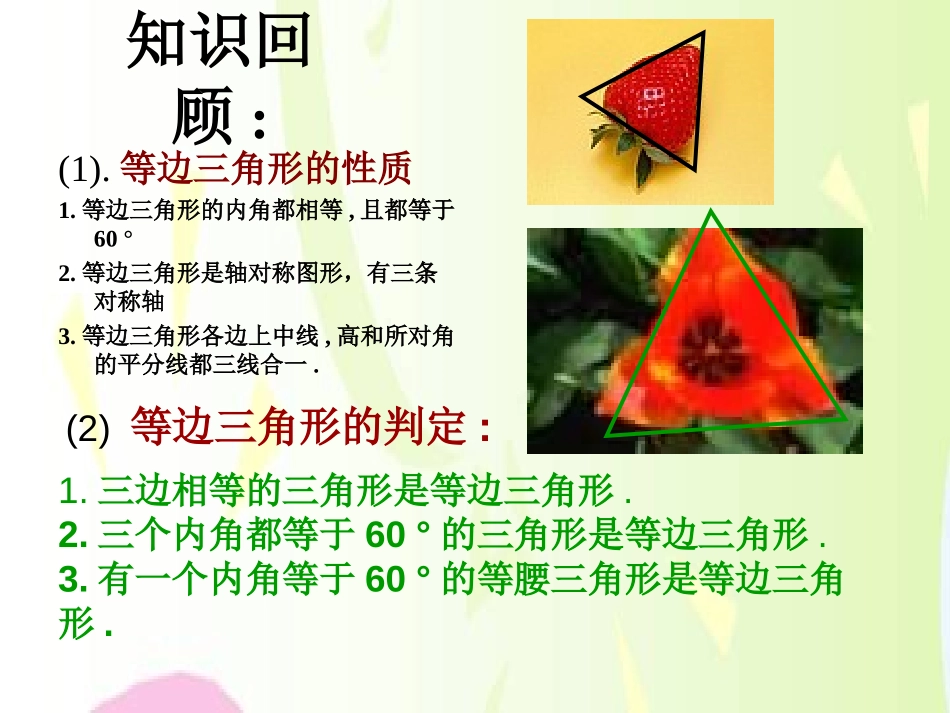 《等边三角形》轴对称PPT课件[人教版八年级数学上册]_第2页