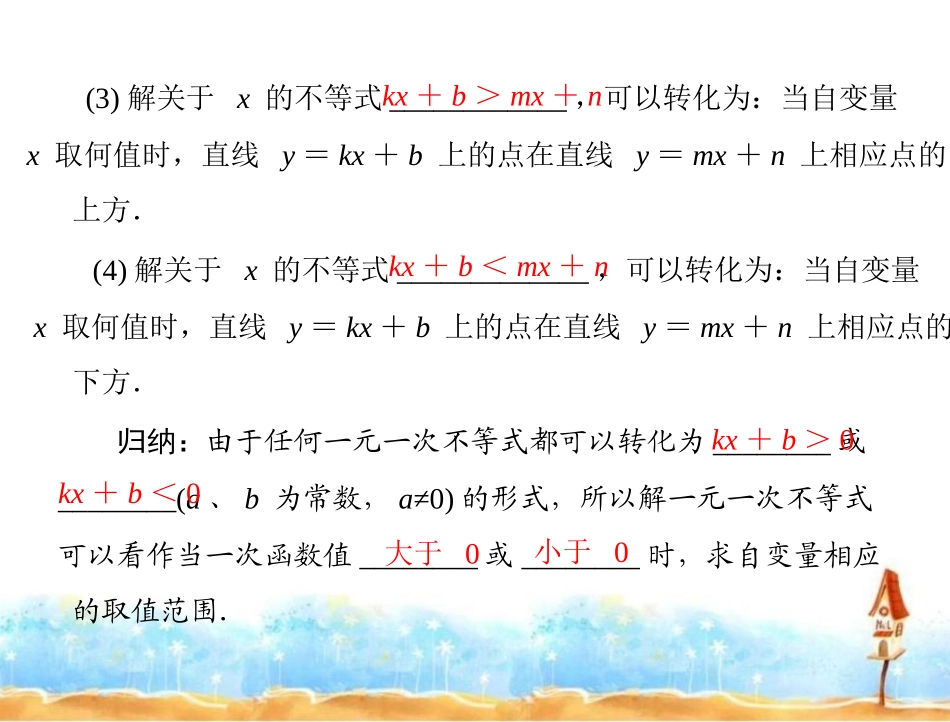 《一次函数与一元一次不等式》一次函数PPT课件[人教版八年级数学]_第3页