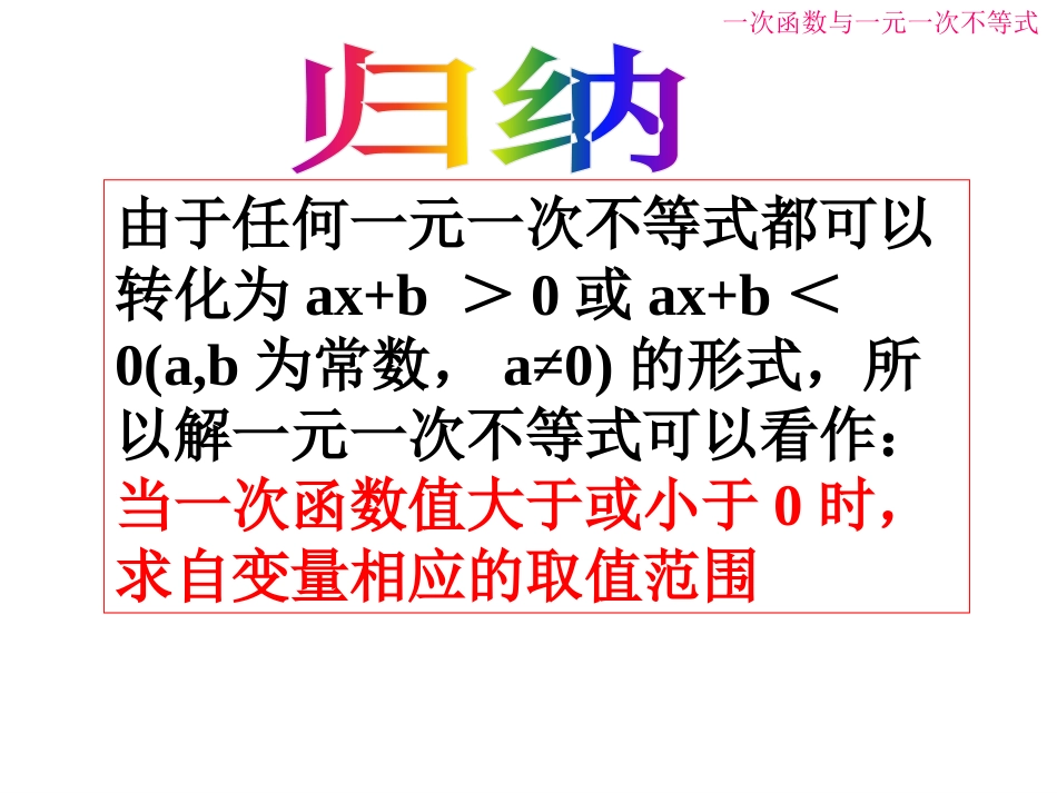 《一次函数与一元一次不等式》一次函数PPT课件[人教版八年级数学]_第2页