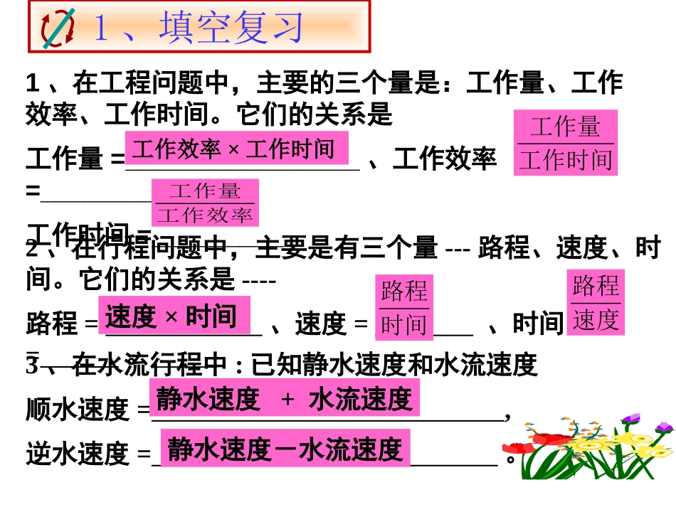 《分式方程的应用》分式PPT课件[人教版八年级数学上册]_第3页