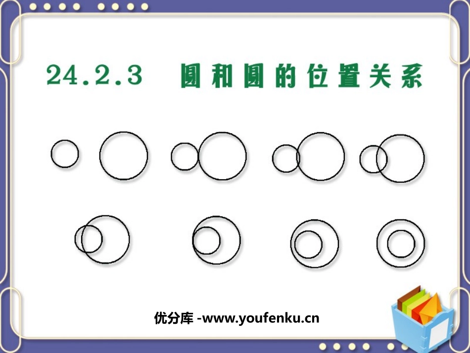 《圆和圆的位置关系》圆PPT课件[人教版九年级数学上册]_第1页
