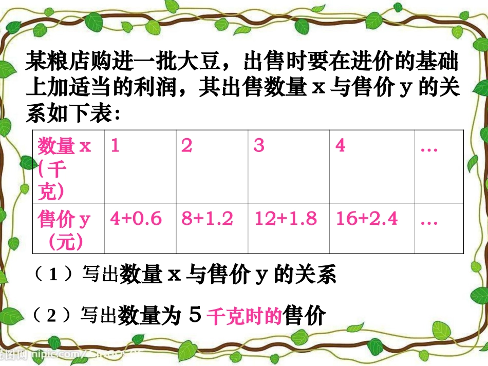 《代数式》整式及其加减PPT课件[北师大版七年级数学上册]_第3页