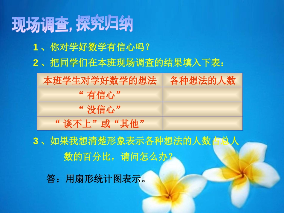 《你有信心吗？》数据的收集与整理PPT课件[北师大版七年级数学]_第3页