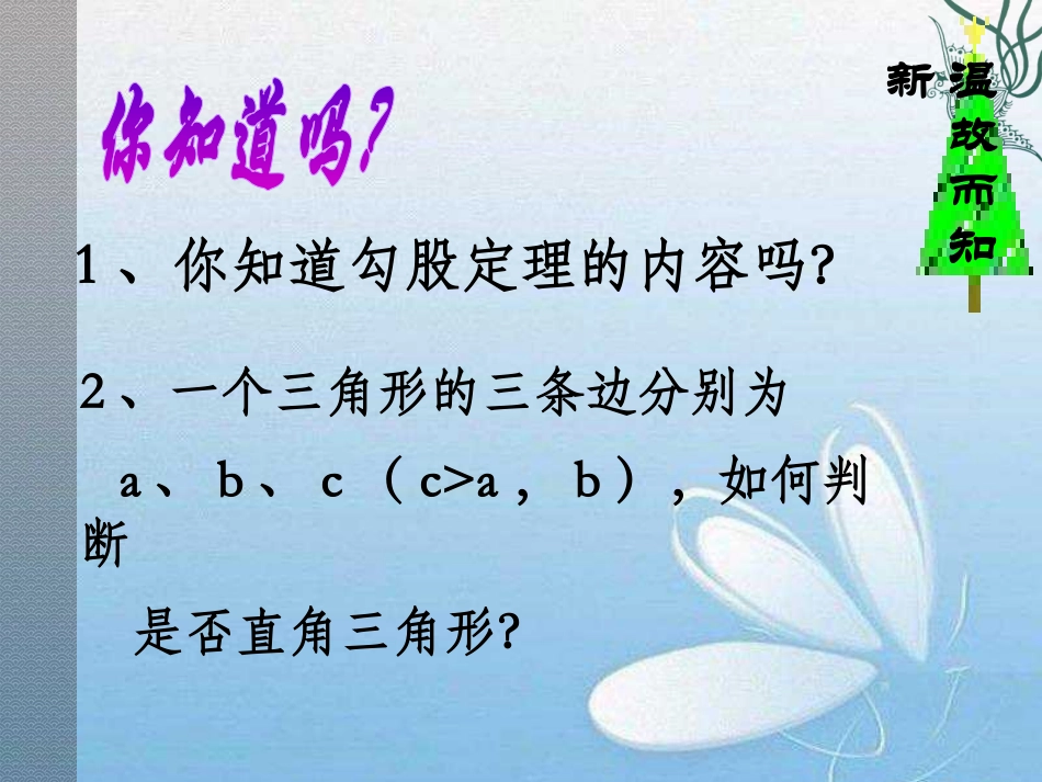 《蚂蚁怎样走最近》勾股定理PPT课件[北师大版八年级数学]_第2页