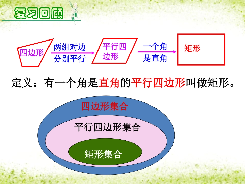 《矩形的性质与判定》特殊平行四边形PPT课件[北师大版九年级数学]_第2页