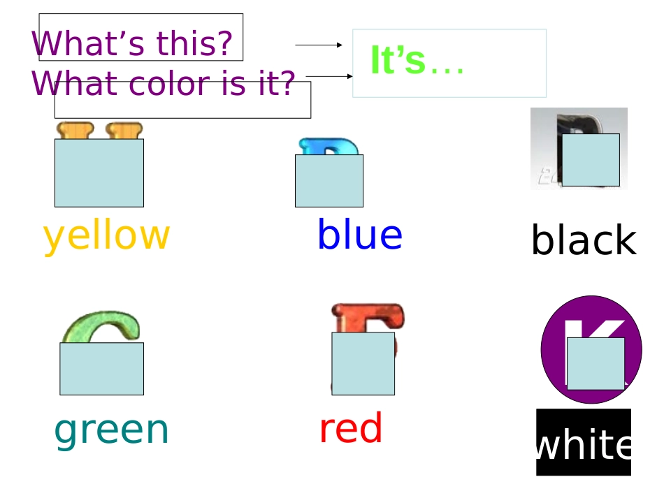《What color is it?》StarterUnit3PPT课件_第2页