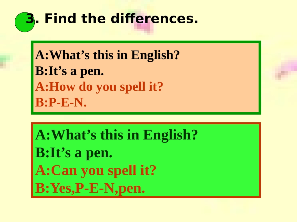 《Is this your pencil?》PPT课件_第3页
