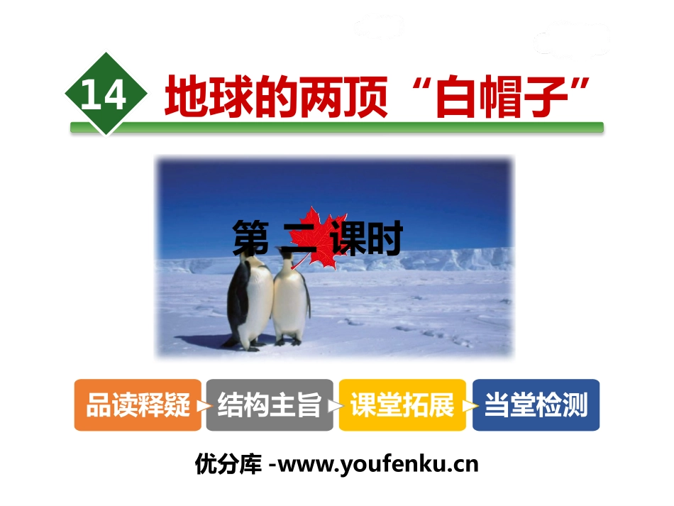 《地球的两顶“白帽子”》PPT课件[苏教版三年级语文上册]_第1页