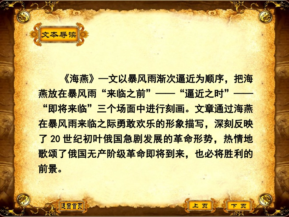 《海燕》PPT优秀课件[苏教版八年级语文下册]_第3页