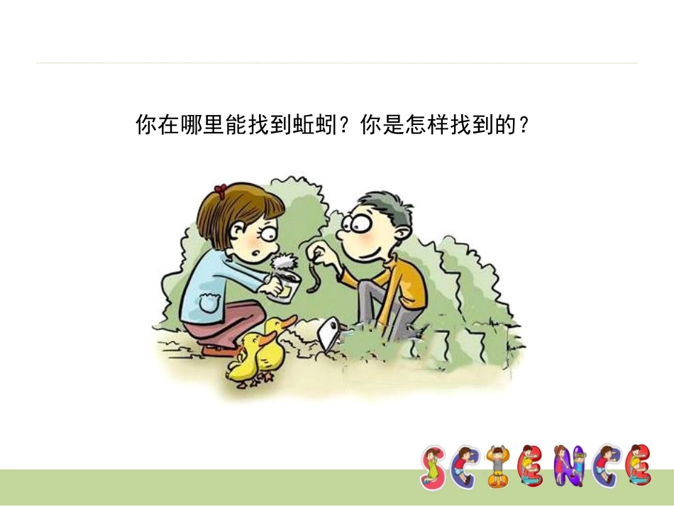 《蚯蚓》动物PPT课件[教科版三年级科学上册]_第2页