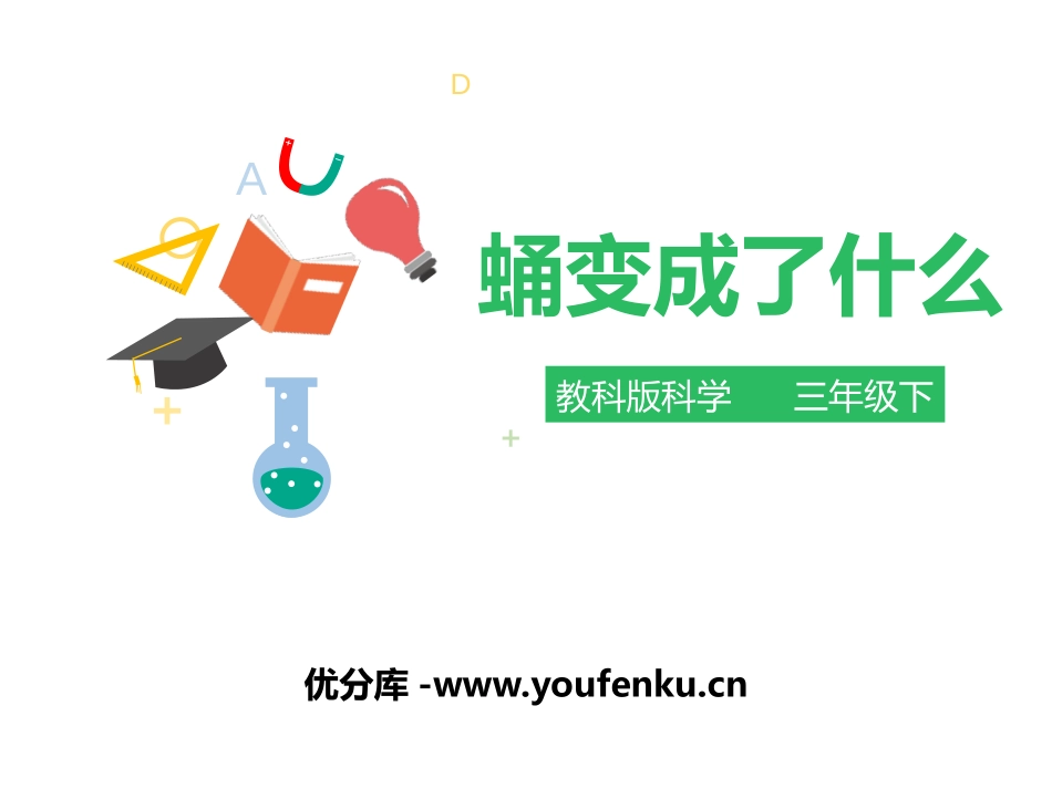 《蛹变成了什么》动物的生命周期PPT课件[教科版三年级科学]_第1页