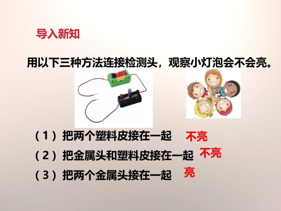 《导体与绝缘体》电PPT课件[教科版四年级科学下册]_第2页