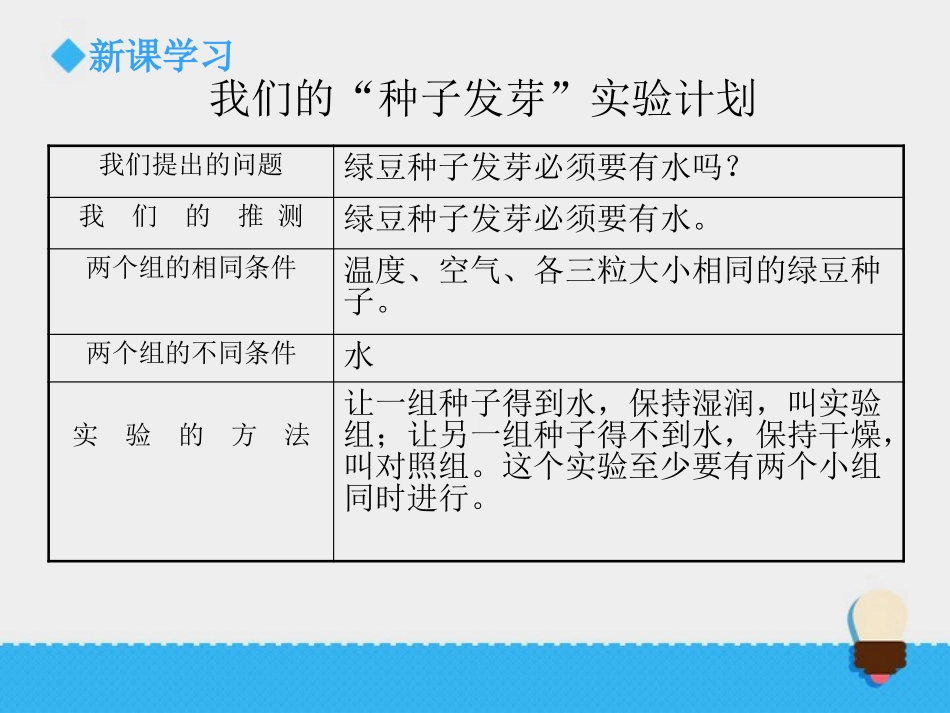 《种子发芽实验(二)》生物与环境PPT课件[教科版五年级科学]_第3页