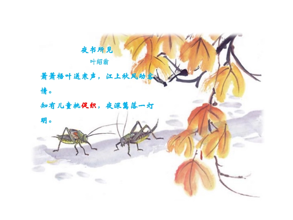 《蟋蟀的住宅》第一课时PPT课件[部编版四年级语文上册]_第2页