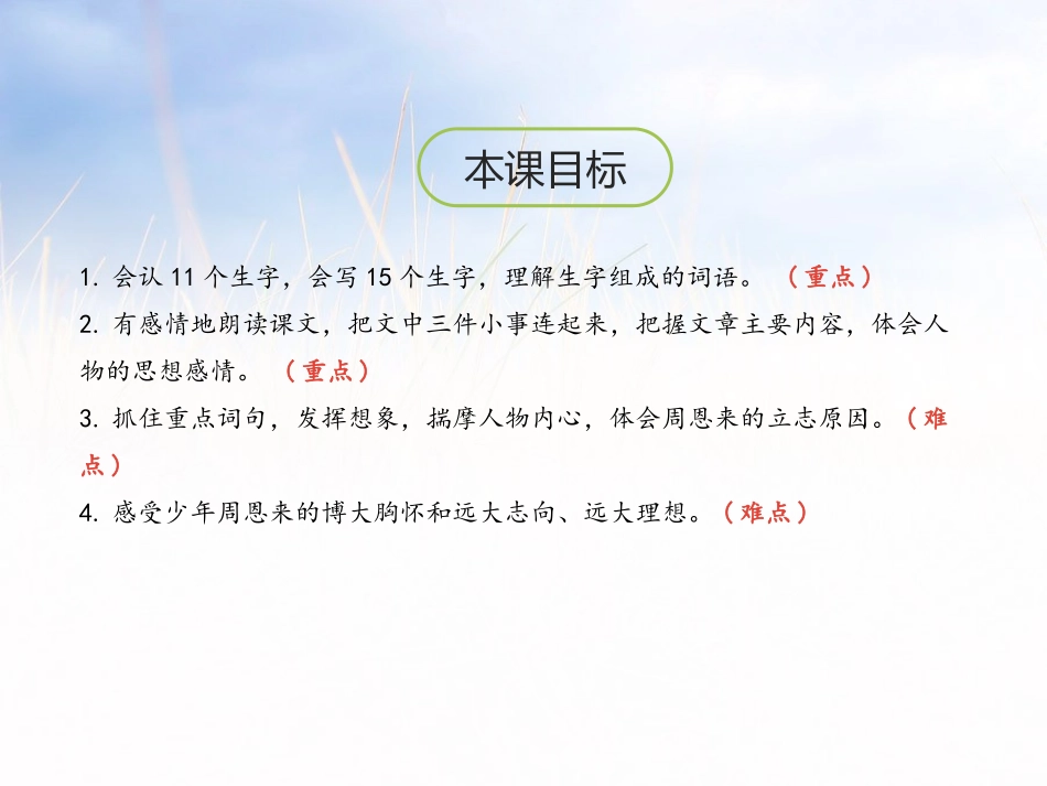 《为中华之崛起而读书》第一课时PPT课件[部编版四年级语文]_第2页