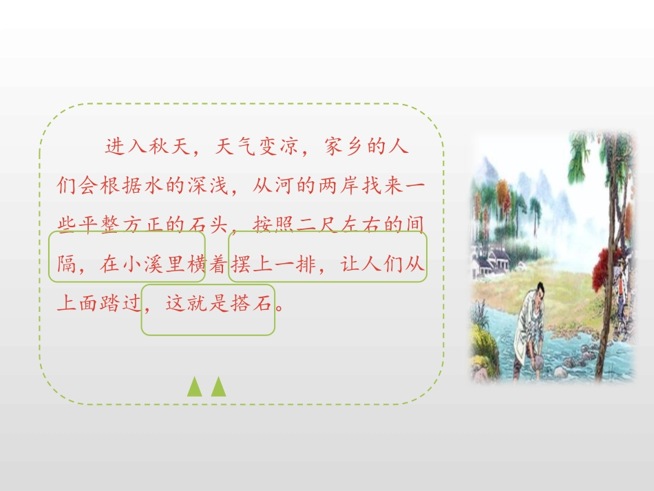 《搭石》第二课时PPT课件[部编版五年级语文上册]_第3页