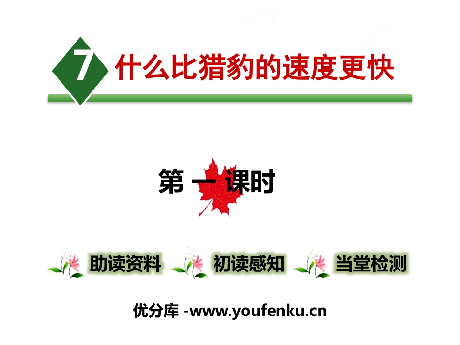 《什么比猎豹的速度更快》PPT课件[部编版五年级语文上册]_第1页