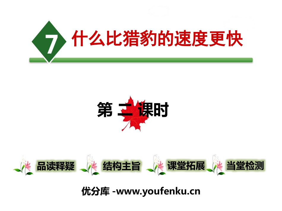 《什么比猎豹的速度更快》PPT课件[部编版五年级语文上册]_第1页