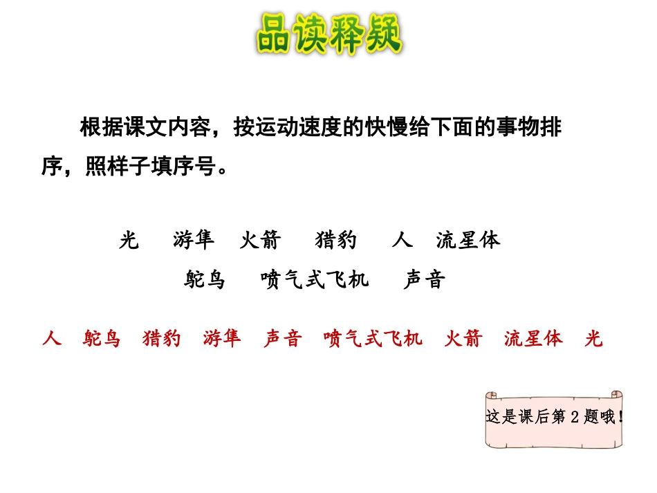 《什么比猎豹的速度更快》PPT课件[部编版五年级语文上册]_第3页