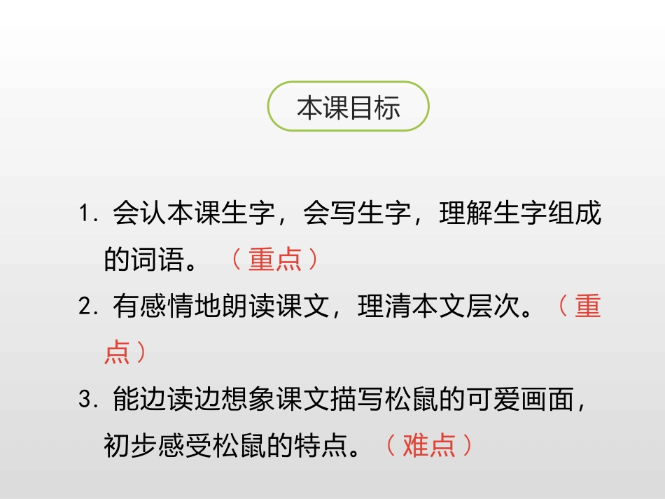 《松鼠》第一课时PPT课件[部编版五年级语文上册]_第2页