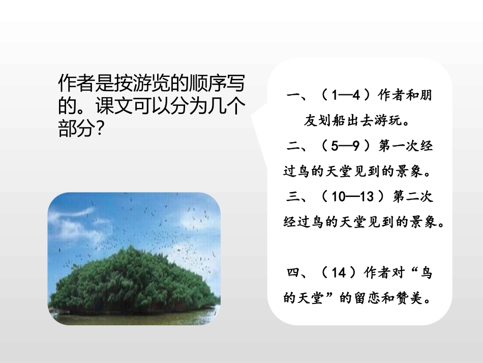 《鸟的天堂》第二课时PPT课件[部编版五年级语文上册]_第3页