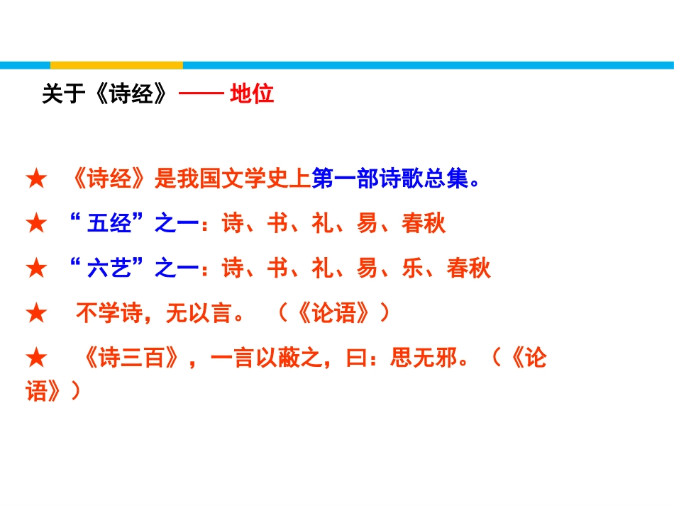 《诗经二首》PPT课件[统编版高中语文必修二]_第2页