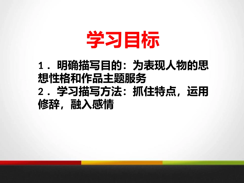 《直面挫折 学习描写》PPT课件[统编版高中语文必修二]_第2页