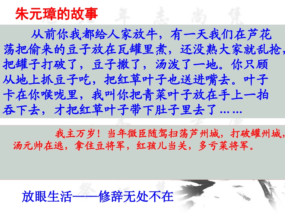 《修辞无处不在》PPT课件[统编版高中语文必修二]_第2页