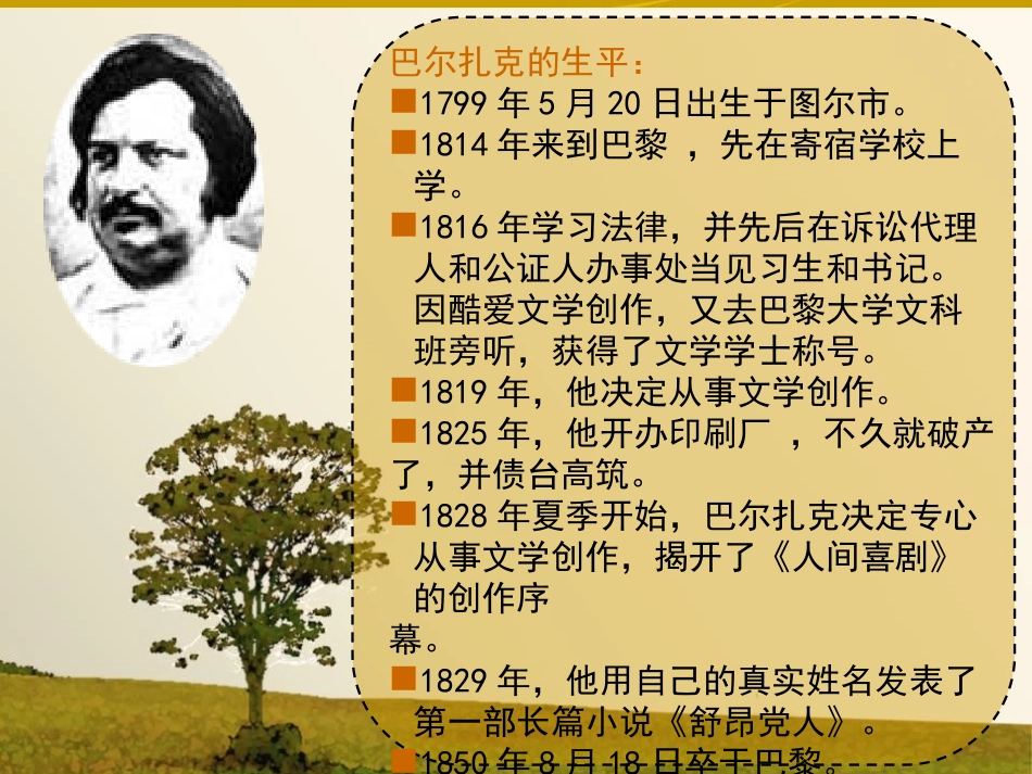 名著导读《高老头》PPT课件[统编版高中语文上册]_第3页