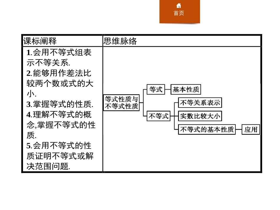 《等式性质与不等式性质》一元二次函数、方程和不等式PPT课件_第2页