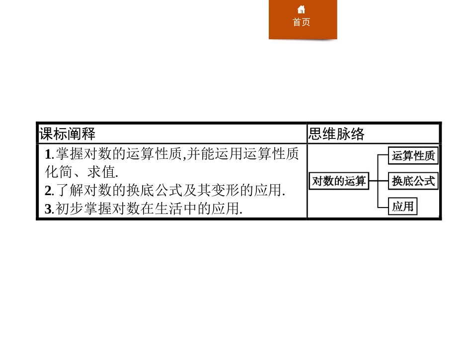 《对数的运算》指数函数与对数函数PPT课件[人教高中数学A版必修一]_第2页